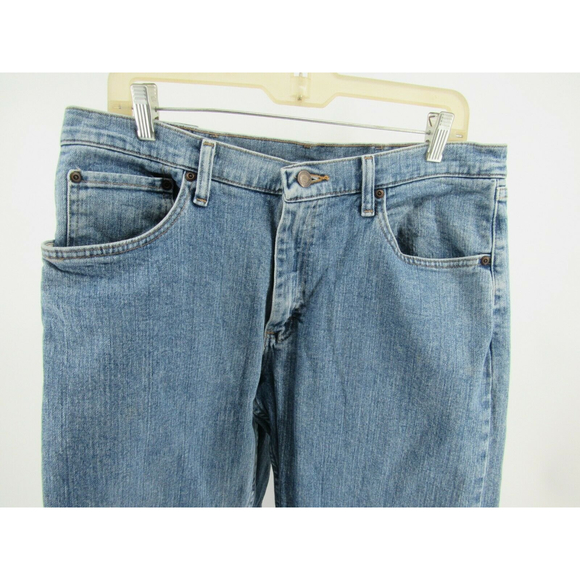 Wrangler | Jeans | Wrangler Relaxed Fit Blue Denim Jeans Mens 34x3 Medium  Wash Western 9wrlavs | Poshmark